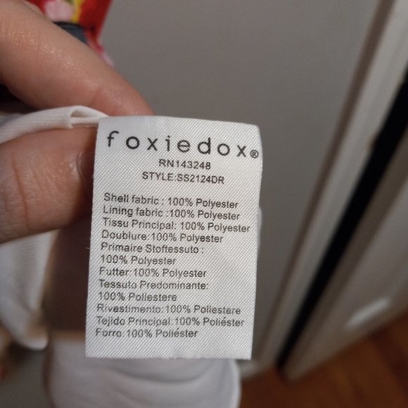 𝅺NWT Anthropolgie Foxidox Floral Accordian Pleated Dress - Picture 13 of 14